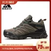 HIKEUP-Chaussures de Randonnée en Cuir Durables pour Homme, Baskets de dehors en Plein Air, de Trekking, d'Escalade et de html à Lacets, Haute Qualité