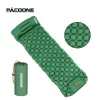 PACOONE-Matelas Gonflable Ultraléger avec Oreillers, Pompe à Gonfler spatirée, Polymères d'Air, Camping en Plein Air, Voyage, Randonnée