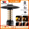 WEST BIKING-Lampe de camping portable, lanterne de tente, lampes de charge USB, lampe de secours de camping en plein air, lampe de poche de randonnée